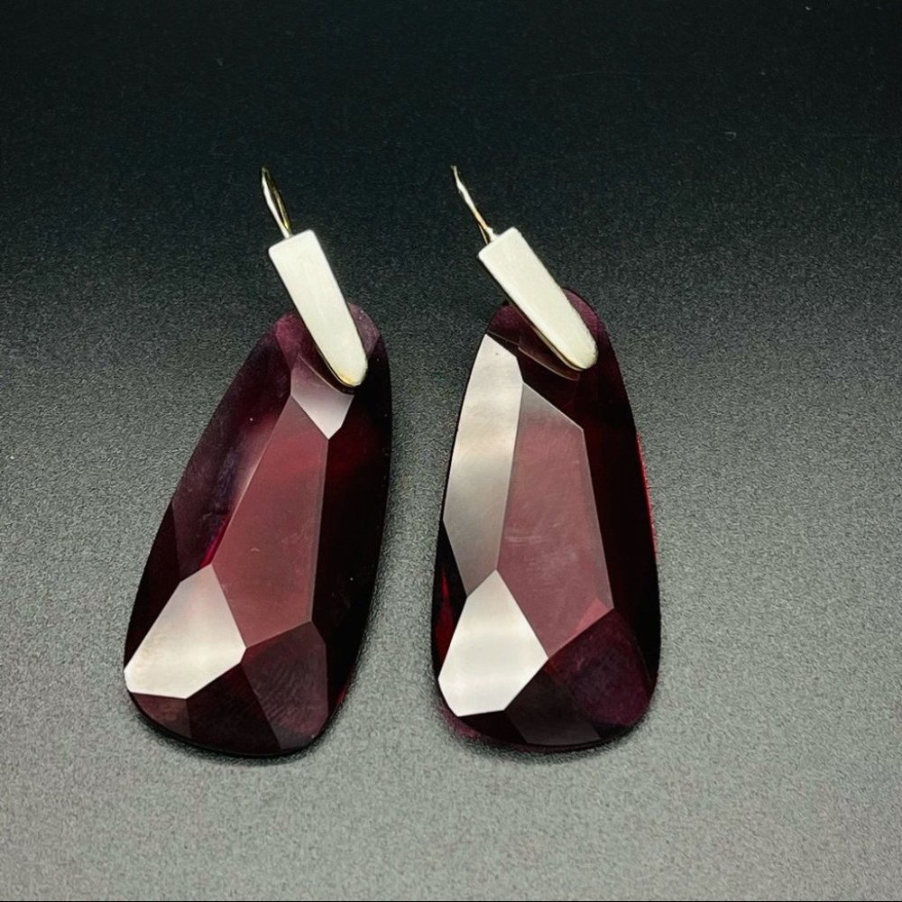 Kendra Scott Earrings Maize Clear Berry Dangle